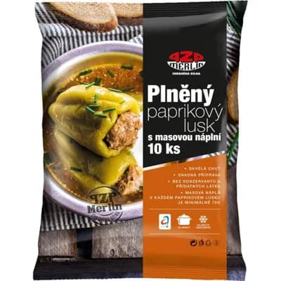 PZP Merlin Paprikový lusk s masovou náplní 10ks