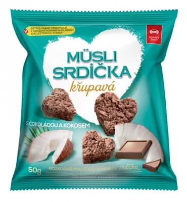 Semix Musli srdíčka křup. kokos,čoko-sáček