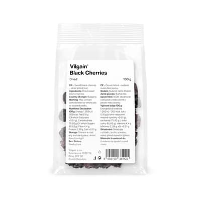 Vilgain Třešně sušené – černá třešeň