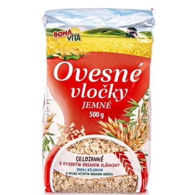 BONAVITA Ovesné vločky jemné