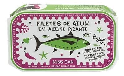Miss Can Filety z tuňáka v olivovém oleji pikantní