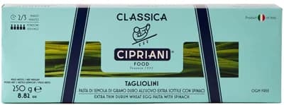 Cipriani Špenátovo-vaječné tagliolini