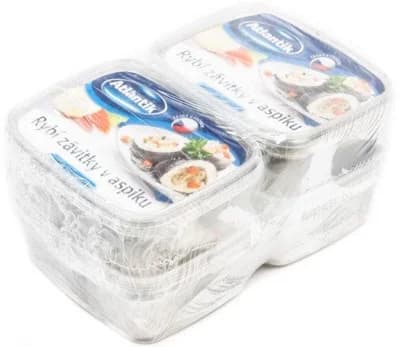 Atlantik Sleďové závitky v aspiku 4 x 200g