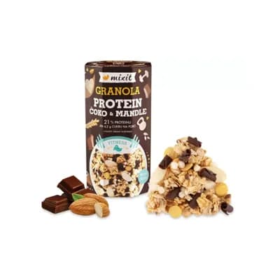 Mixit Proteinová granola – čokoláda/mandle