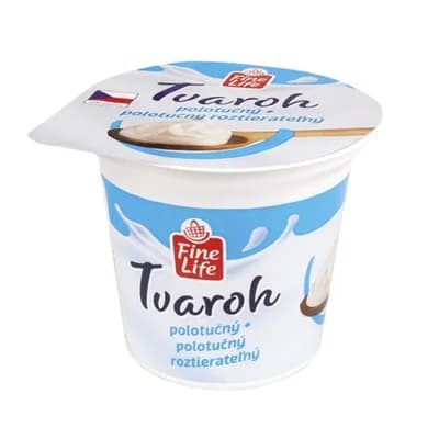 Fine Life Tvaroh polotučný chlaz. 12 x