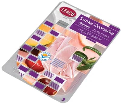 LE&CO Šunka Zvonařka nejvyšší jakosti s obsahem masa 95 %