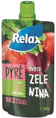 Relax Pyré jablko-červená řepa-jahoda