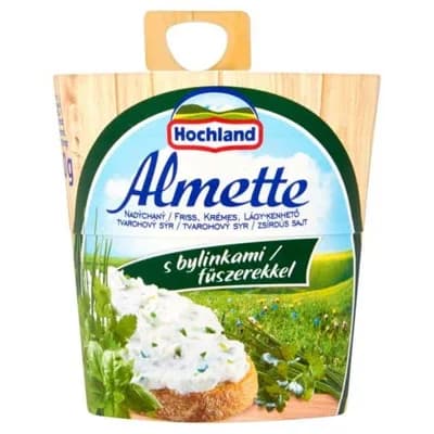 Hochland Almette Nadýchaný tvarohový sýr s bylinkami