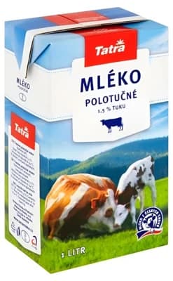 Tatra Trvanlivé polotučné mléko (1,5%)