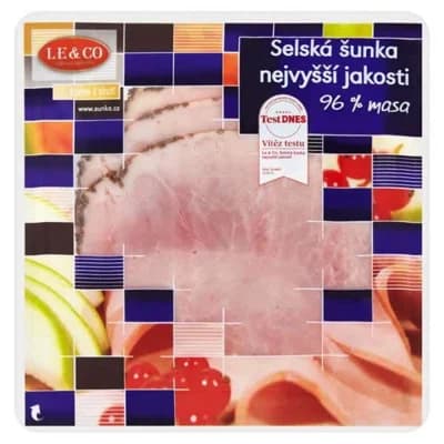 Le & Co Selská šunka nejvyšší jakosti plátky (96% masa)