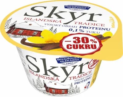 Bohušovická mlékárna Skyr 0,1 % vanilka