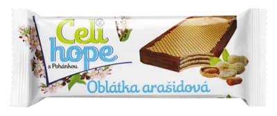 Celihope Oplatka s arašídovou náplní bezlepková