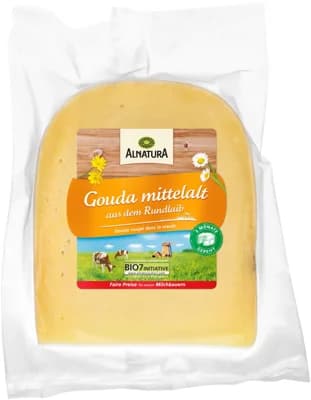 Alnatura BIO Gouda polotvrdý sýr 50%