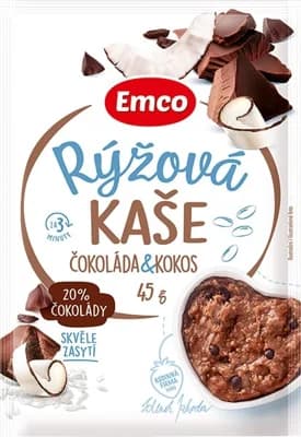 Emco Rýžová kaše čokoláda a kokos