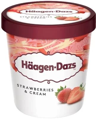 Häagen-Dazs Strawberries & Cream