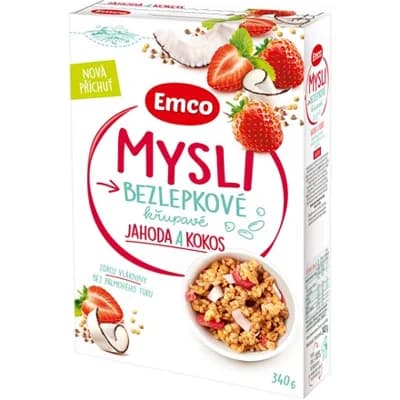 MYSLI jahoda kokos bezlepku