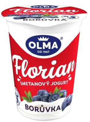 Olma Florian smetanový jogurt borůvka