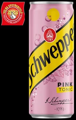 Schweppes Pink Tonic, plech