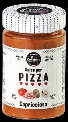 Cascina San Cassiano Rajčatová omáčka se šunkou, olivami a houbami