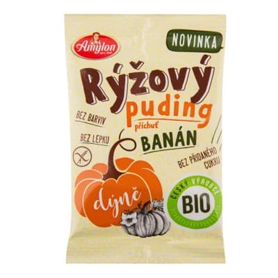 Amylon Pudink rýžový dýně a banán bez lepku BIO