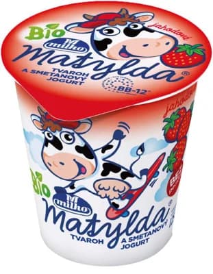 Matylda BIO Tvarohový dezert jahoda