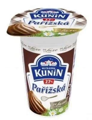 Mlékárna Kunín Pařížská šlehačka (27%)