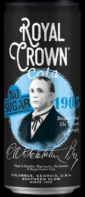 Royal Crown Cola No Sugar, plech