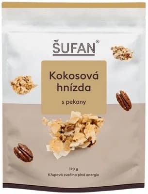 Šufan Kokosová hnízda - s pekany