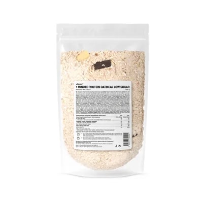 Vilgain Minutová proteinová ovesná kaše s nízkým obsahem cukru – Lískové ořechy s mlékem a čokoládou