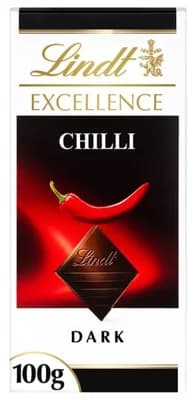 Lindt Excellence hořká čokoláda s chilli extraktem
