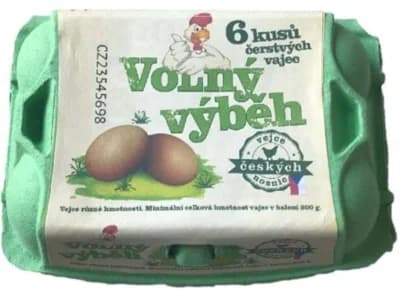 Schubert Vejce netříděná z volného výběhu