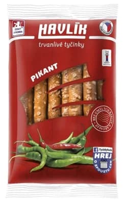 Havlík Opal Havlík Trvanlivé tyčinky sýr, sůl, pikant 6 x 90g
