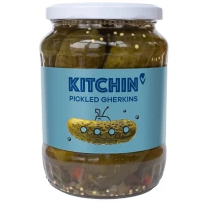 Kitchin Okurky ve sladkokyselém kořeněném nálevu 6–9 cm