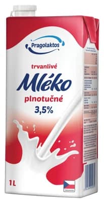 Pragolaktos Trvanlivé mléko 3,5% plnotučné