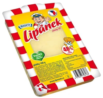Madeta Lipánek sýr 48% plátky