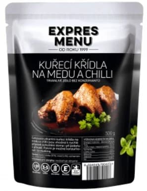 Expres menu Kuřecí křídla na medu a chilli