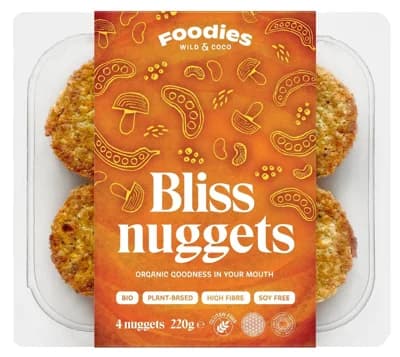 Wild & Coco BIO Zeleninové nugetky s hlívou ústřičnou