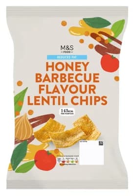 Marks & Spencer Lupínky z čočkové mouky se sušeným medem a příchutí grilovacího koření