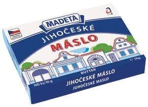 Madeta Jihočeské máslo (82%) 100x10g