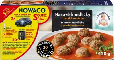 Nowaco Od babičky Kláry Masové knedlíčky v rajské omáčce