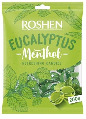 Roshen Menthol Eucalyptus bonbóny