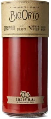 BioOrto BIO Ortolana rajčatová omáčka s cuketou, lilkem a olivovým olejem