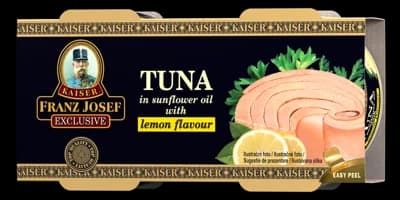 Franz Josef Kaiser Tuňák steak v rostlinném oleji s citronem 2x80g