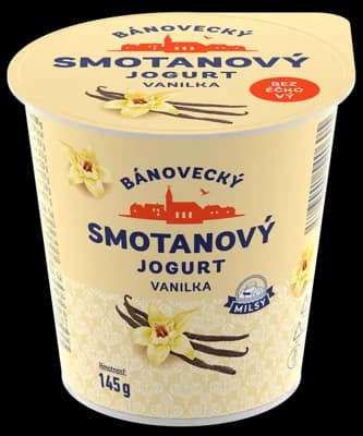 Milsy Bánovecký smetanový  jogurt vanilka