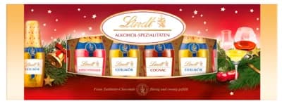 Lindt Alcohol Bottles Assorted