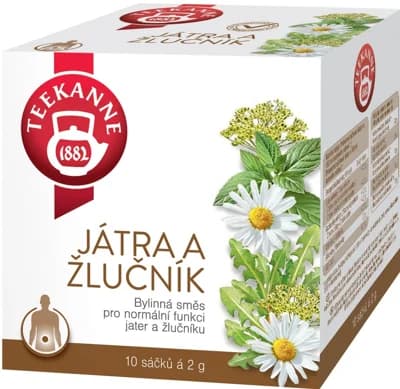 Teekanne Játra a žlučník