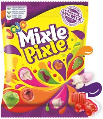 Jojo Mixle Pixle želé bonbóny s ovocnými příchutěmi