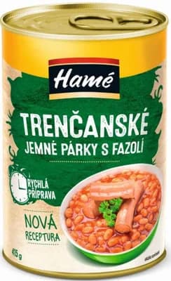 Hamé Trenčanské jemné párky s fazolí