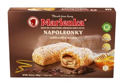 Marlenka Napoleónky kávové