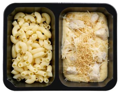 FitKitchen Mac and cheese s kuřecím masem